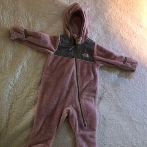 North face baby girl snow suit